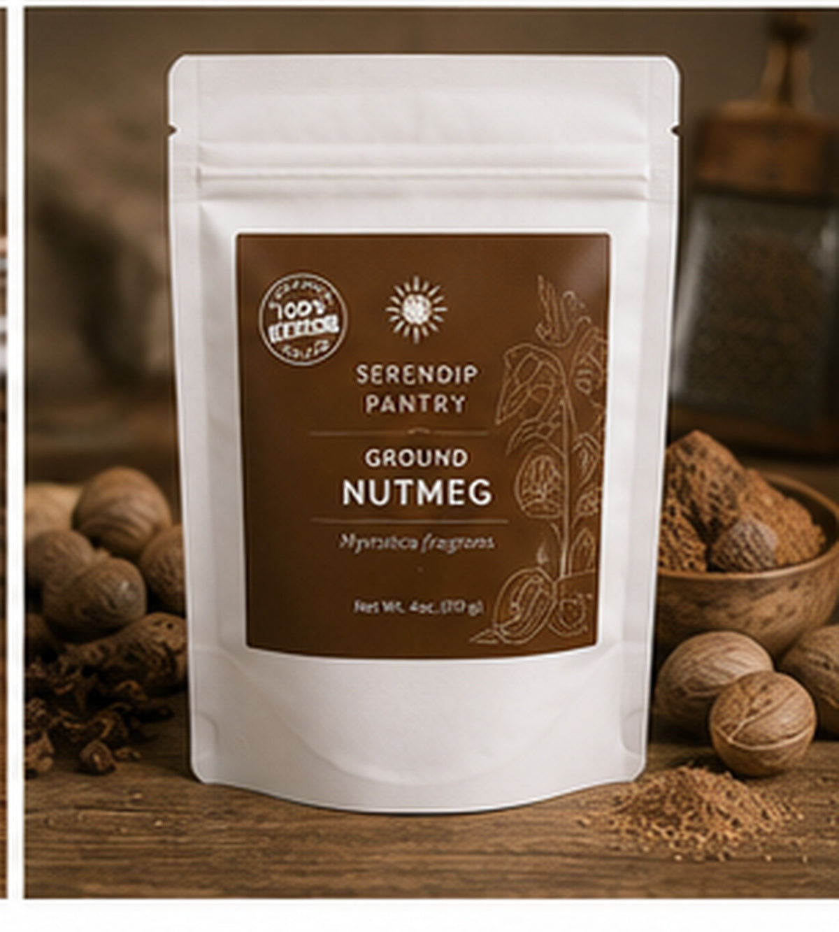Serendip Pantry Ground Nutmeg pouch