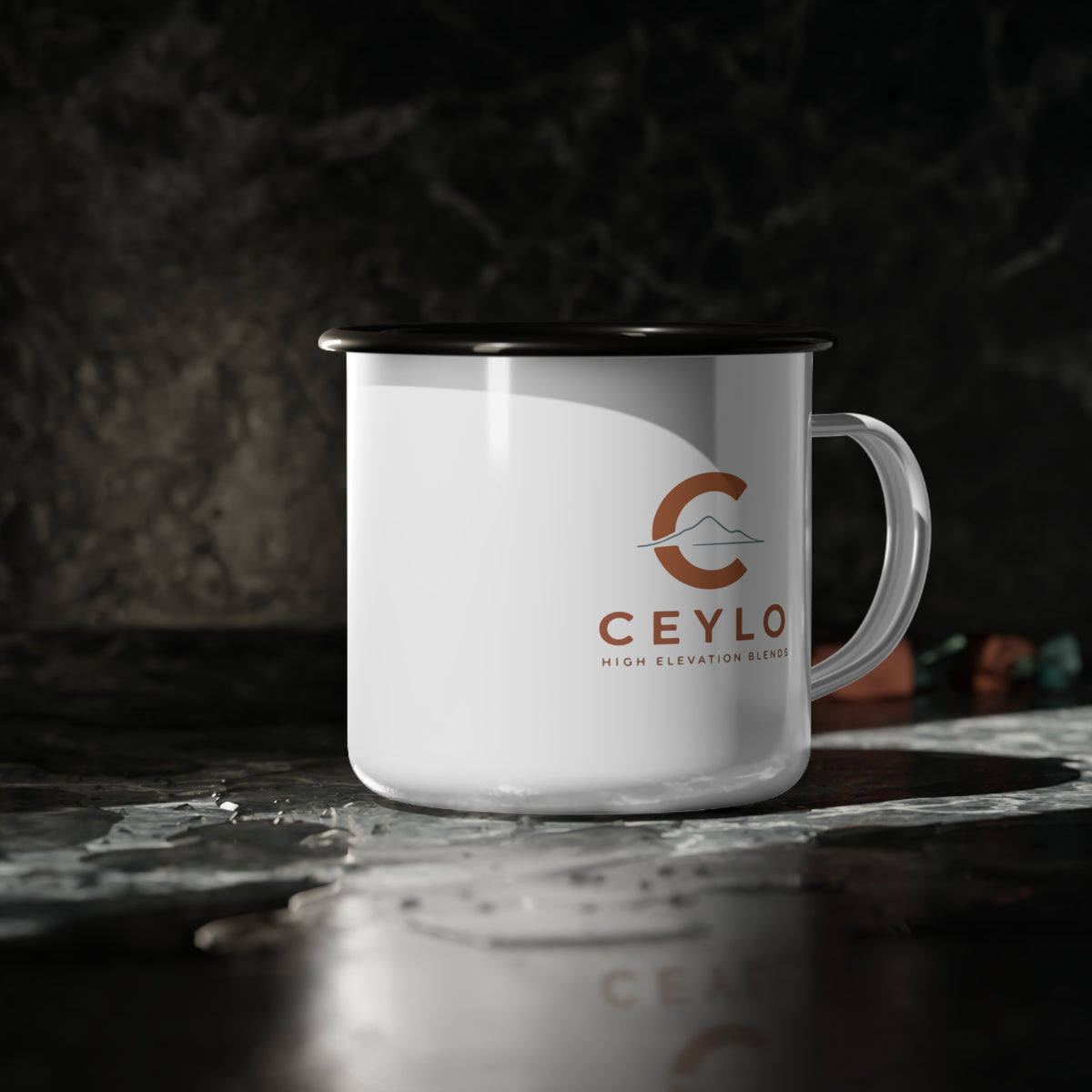 CEYLO Coffee Enamel Camp Cup