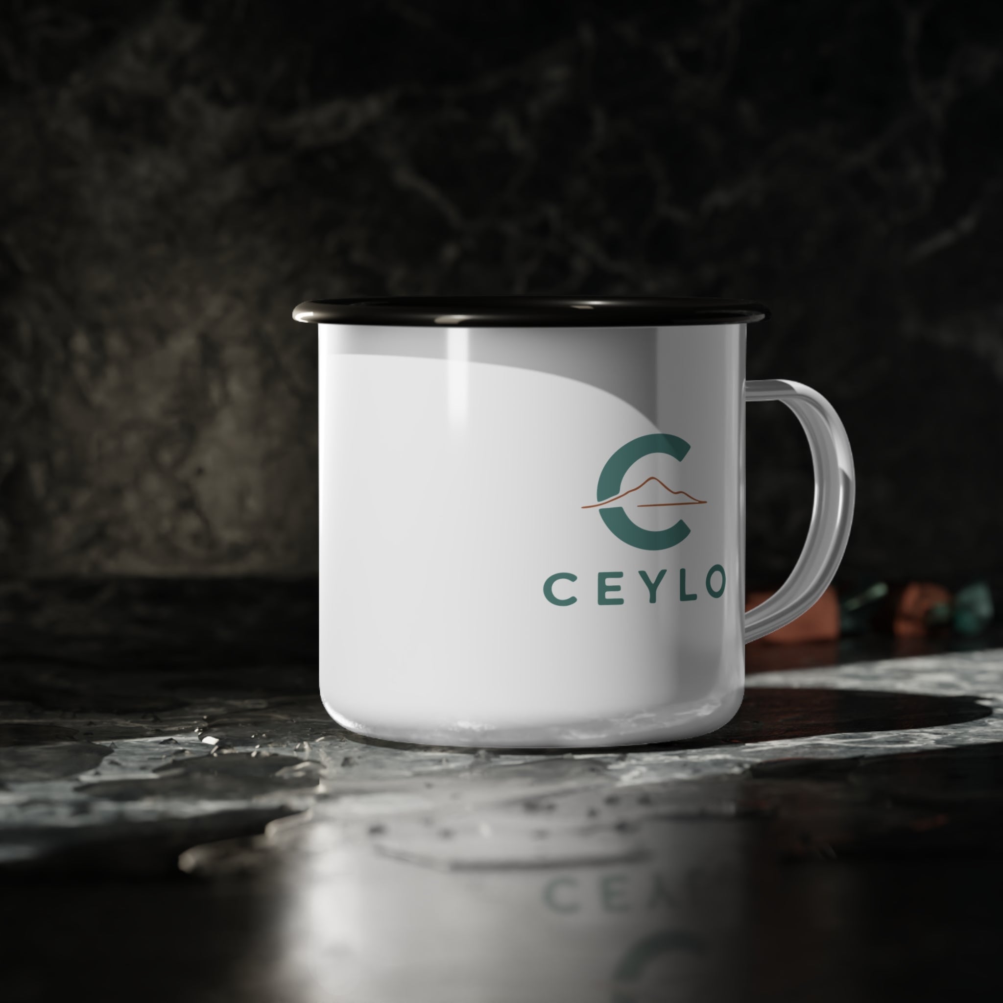 CEYLO Tea Enamel Camp Cup