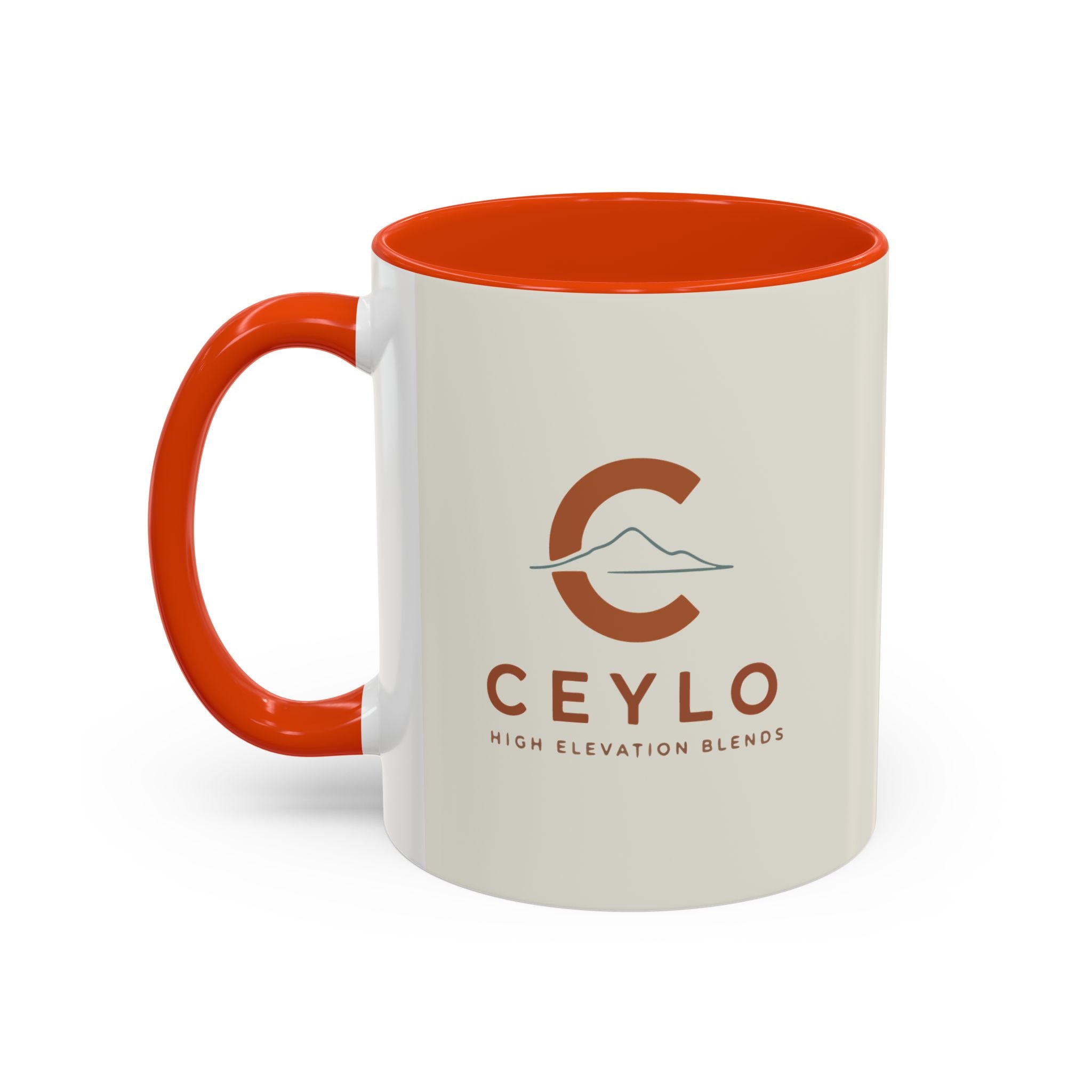 CEYLO Coffee Logo Coffee Mug – 11oz/15oz Ceramic Accent Mug
