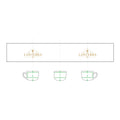 LANTERRA 25oz Ceramic Latte Mug