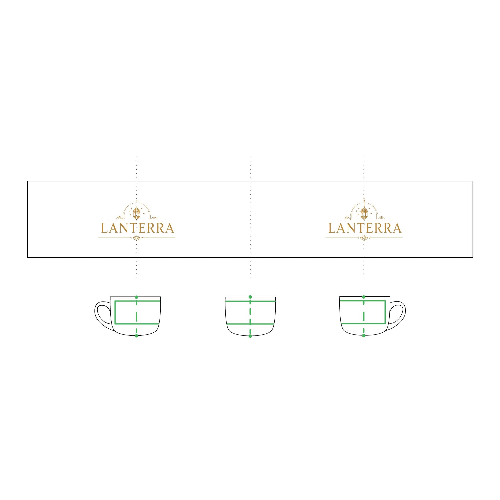 LANTERRA 25oz Ceramic Latte Mug