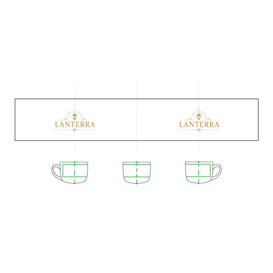 LANTERRA 25oz Ceramic Latte Mug