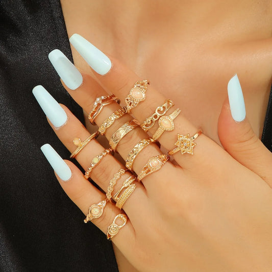Serendip Table Fifteen Ring Set