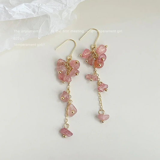Serendip Table Strawberry Quartz Drops
