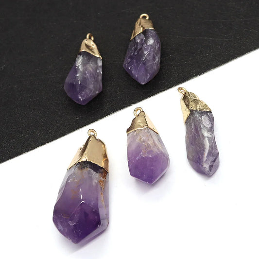 Serendip Table Amethyst Point Pendant