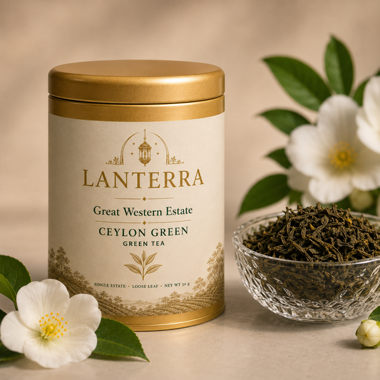 Great Western Estate Single-Estate Green Ceylon Tea — 50g Tin