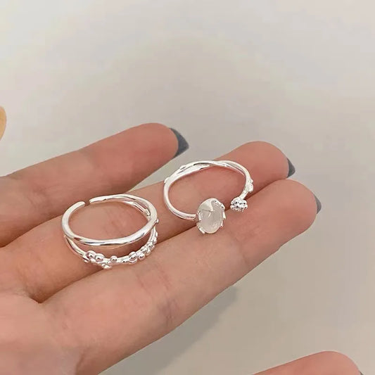 Serendip Table Open Ring Pair