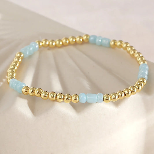 Serendip Table Gold Bead Stacker