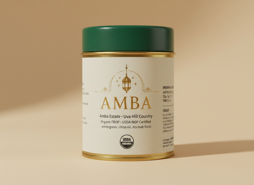 Amba Organic FBOP Ceylon Tea — 50g Pouch