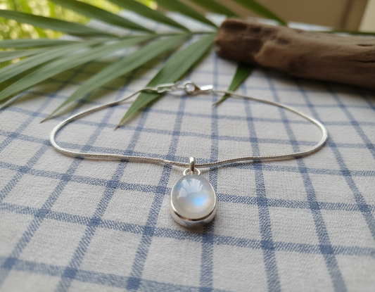 Moonstone Pendant Necklace