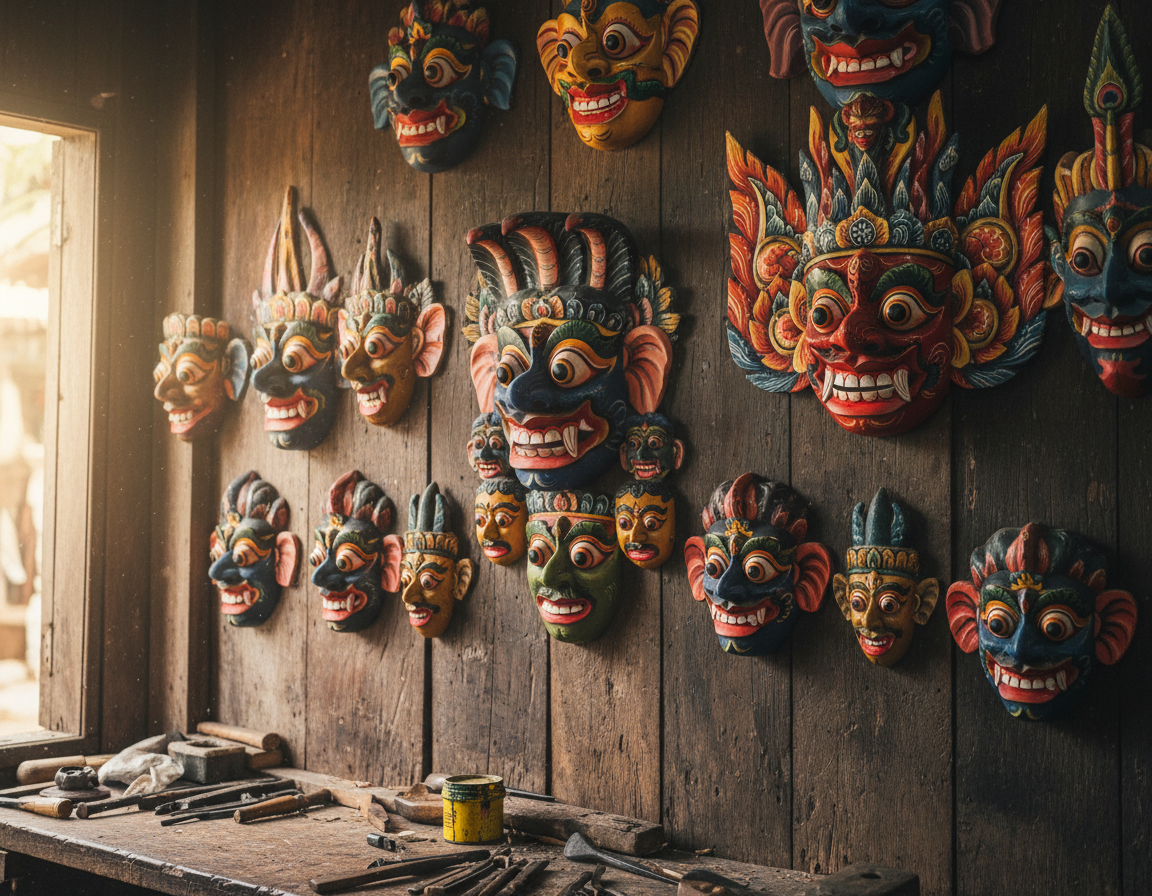 Sri Lankan Spirit Masks